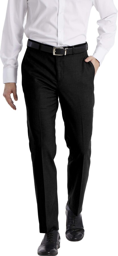 mens slim fit dress slacks