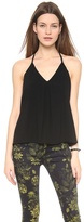 Thumbnail for your product : Alice + Olivia Guenda Tank with Leather