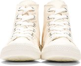 Thumbnail for your product : Comme des Garcons Play Cream Heart Logo Converse Edition High-Top Sneakers
