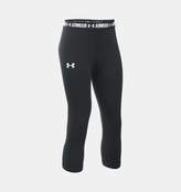 Thumbnail for your product : Under Armour Girls' UA HeatGear Armour Solid Capris