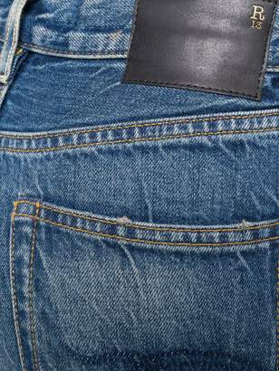 R 13 skinny distressed jeans