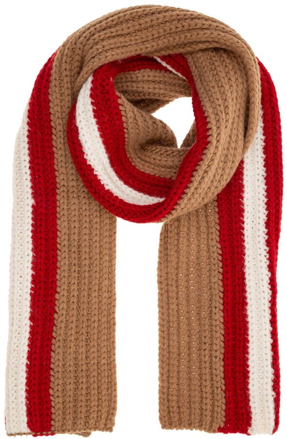 DSQUARED2 Stripe Knit Scarf ShopStyle Scarves