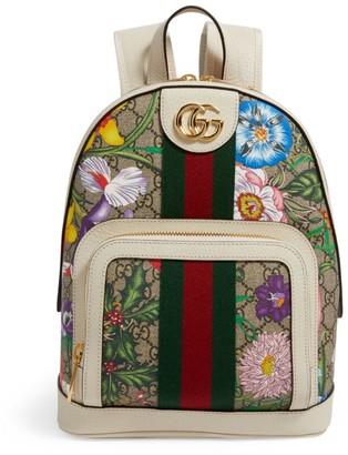 Gucci Small GG Flora Ophidia Backpack