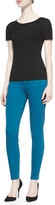 Thumbnail for your product : 7 For All Mankind Slim Illusion PDF Brights Skinny Jeans, Nautical Teal