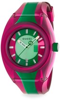 Thumbnail for your product : Gucci Rubber Colorblock Watch