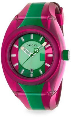 Gucci Rubber Colorblock Watch