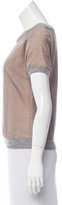 Thumbnail for your product : Loeffler Randall Short Sleeve Silk Top