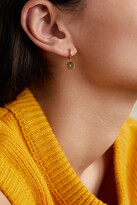 Thumbnail for your product : Andrea Fohrman Full Moon 14-karat Gold Diamond Single Hoop Earring - One size