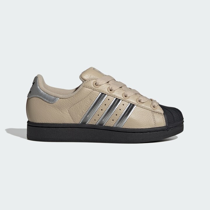 adidas Superstar II Shoes Stone Khaki M 4 / W 5 Womens