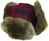 Thumbnail for your product : Woolrich Fur Plaid Trapper