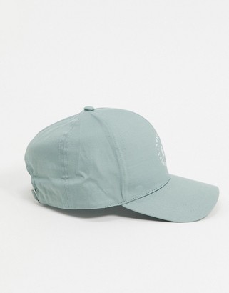 ASOS DESIGN baseball cap with logo in mint