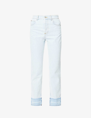Loewe Tapered-leg high-rise jeans