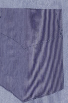 Thumbnail for your product : Band Of Outsiders Pinstriped cotton-blend shirt
