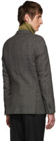 Thumbnail for your product : Ami Alexandre Mattiussi Black and White Broadcloth Two-Button Blazer