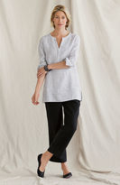 Thumbnail for your product : J. Jill Yarn-dyed striped linen tunic