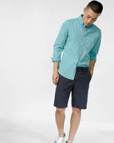 Thumbnail for your product : Express Slim Garment Dyed Long Sleeve Cotton Shirt