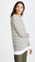 Thumbnail for your product : alexanderwang.t Striped Slub Jersey Tee
