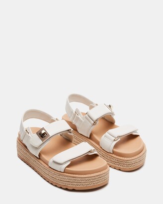 ★Steve Madden★ベスト商品★BIGMONA WHITE★サンダル Steve Madden Bigmona White - ShopStyle Sandals