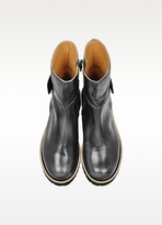 Thumbnail for your product : Maison Martin Margiela 7812 MM6 Maison Martin Margiela  Black Distressed Leather Boot