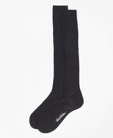 Thumbnail for your product : Brooks Brothers Filo Di Scozia Over-the-Calf Socks