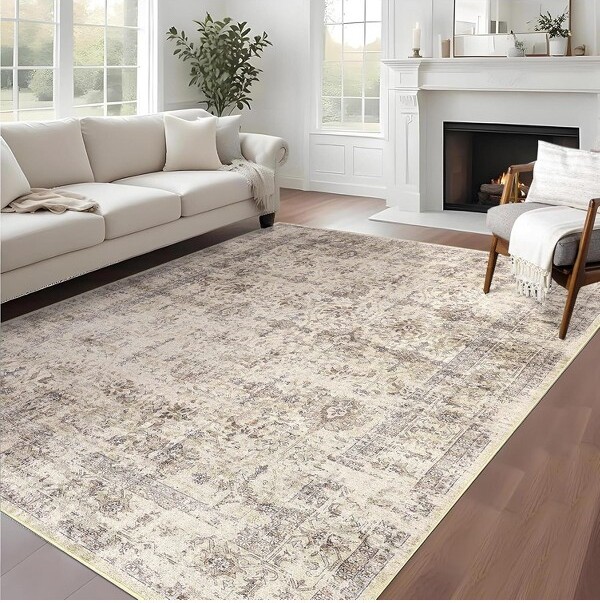 Acekool RunnerRugWashableNonSlipVintageAreaRugsforHallwayBedroomLivingRoom