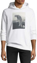 Thumbnail for your product : Ovadia & Sons Snow Leopard Graphic Hoodie