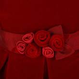 Thumbnail for your product : MonnaLisa ChicBaby Girls Red Velvet Dress