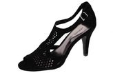 Thumbnail for your product : Alfani NEW Elyssa Black Suede Peep-Toe Heels 9 Medium (B,M) BHFO