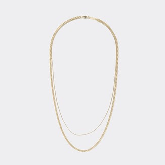 River Island Gold Colour Pearl And Chain Necklace in Metallic for Men Mens Jewellery Necklaces 