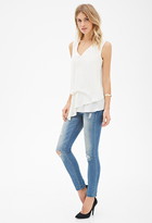 Thumbnail for your product : Forever 21 contemporary pintucked woven top