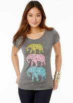 Thumbnail for your product : Alloy Fair Oaks Ombre Elephants Tee