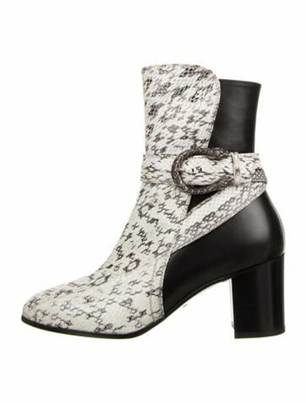 snake boots gucci