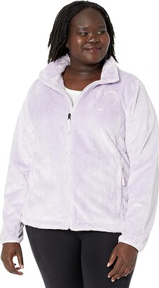 The North Face Plus Size Osito Jacket (Lavender Fog) Women's Clothing -  ShopStyle