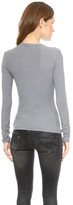 Thumbnail for your product : James Perse Long Sleeve Slub Crew Tee