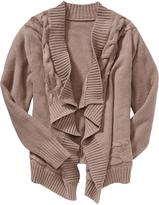 Thumbnail for your product : Old Navy Girls Cable-Knit Open-Front Cardigans