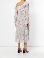 Thumbnail for your product : Self-Portrait floral print pleated dress