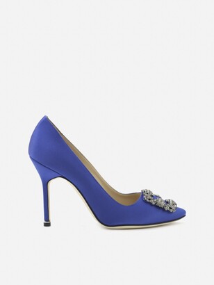 Manolo Blahnik Blue Women's Pumps | Shop the world's largest collection of  fashion | ShopStyle