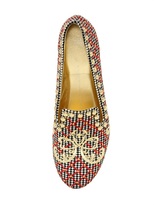 Thumbnail for your product : Giuseppe Zanotti 10mm Embroidered Wool Loafers