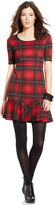 Thumbnail for your product : NY Collection Petite Plaid Fit & Flare Dress