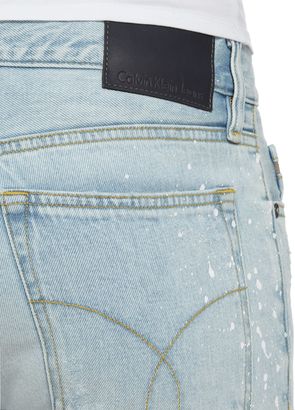 Calvin Klein Men's Vintage Splatter Slim Shorts