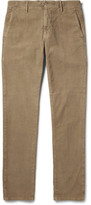 Thumbnail for your product : Incotex Slim-Fit Garment-Dyed Corduroy Trousers