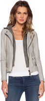Thumbnail for your product : Doma Hooded Moto Jacket