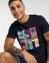 Thumbnail for your product : Esprit tshirt with print in navy