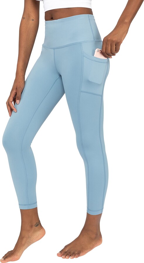 Yogalicious High Waist Ultra Soft 7/8 Ankle Length Leggings with Pockets  for Women - ShopStyle