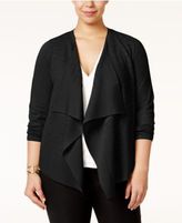 Thumbnail for your product : Alfani Plus Size Draped Cardigan, Only at Macy's