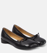 Thumbnail for your product : MM6 MAISON MARGIELA Leather ballet flats