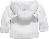 Thumbnail for your product : Ladybird Baby Hooded Cotton Cardigan with Bear Ears