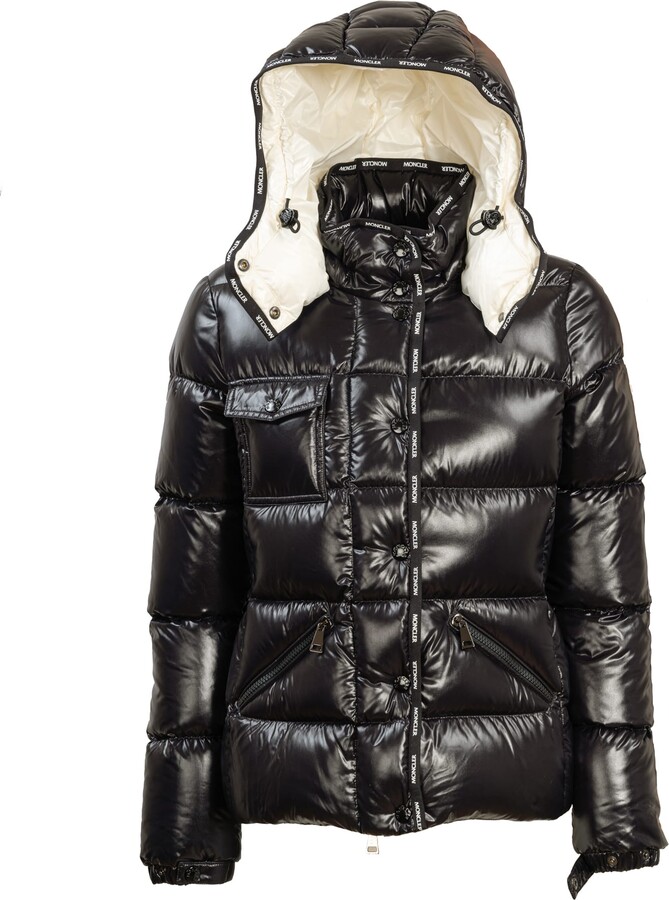 Moncler Flumet short down jacket made of nylon laqué - ShopStyle