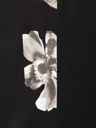 Neil Barrett spliced flower slim fit T-shirt