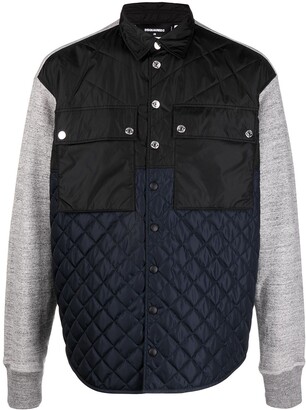 Wofupowga Mens Quilted Button Stand Neck Pocket Padded Loose Jacket Down Vest 
